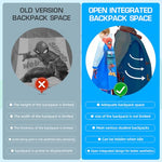 PALAY® Rain Coat for Kids Spider Man Poncho Raincoat for Kids 5-7 Years Boys Girls with Pockets Wide Brim Hooded Poncho Safe School Bag Rain Cover Spider Print Recommended Height (L Size)