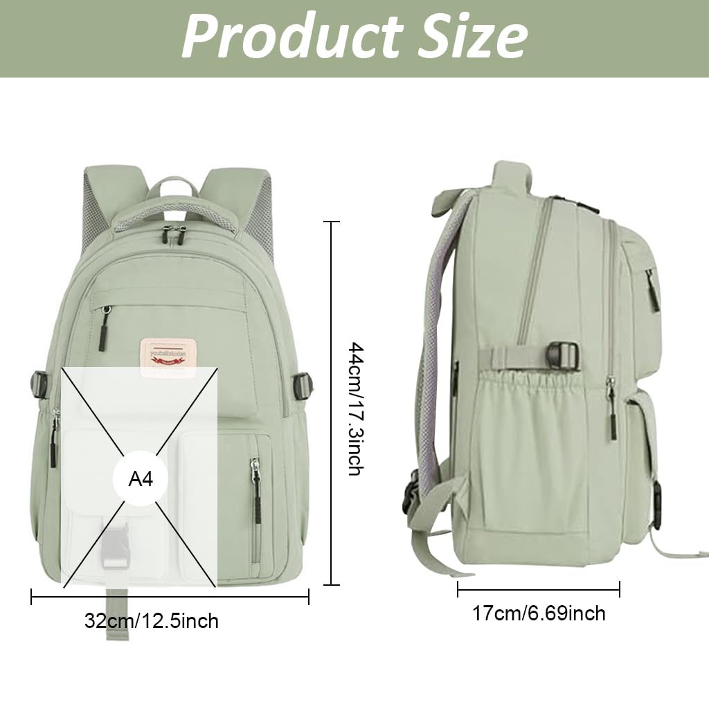 PALAY Women's Travel Backpack for School and Trips with Multi‑Compartment Nylon Design | Kawaii Casual Style