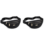 PALAY Waist Bags for Women with Adjustable Strap and Waterproof Oxford Cloth | 2PCS Lightweight Bumbag