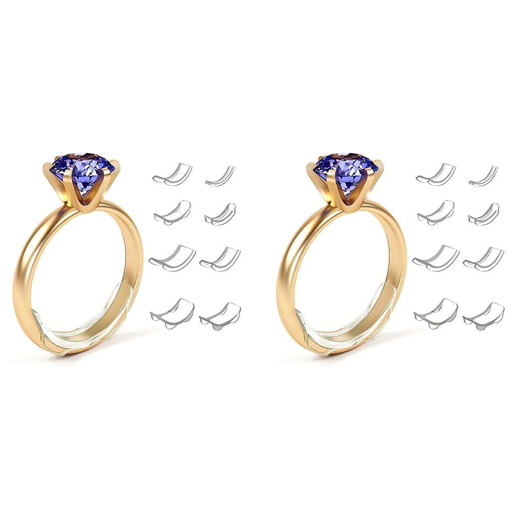 PALAY Ring Size Adjuster for Loose Rings featuring 16PCS and Transparent Silicone Design