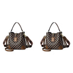 PALAY Crossbody Bucket Bag for Women with Two Adjustable Straps and PU Leather Design