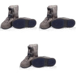 PALAY Silicone Shoe Covers for Rainy Days with Double Snap Closure and TPE Sole | 3 PCS