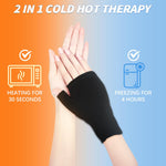 HANNEA® Mano Paquete de Hielo Gel Frío para Dedos, Guantes de hielo de Compresión Reutilizable Para Lesiones De Dedos, Correa de Muñeca Ajustable para Terapia de Frío y Calor, Artritis, Tendinitis, Gota