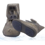 PALAY Silicone Shoe Covers for Rainy Days with Double Snap Closure and TPE Sole | Size 4-5