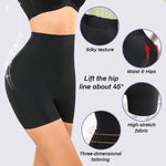 PALAY Womens Padded Underwear for Butt Lifting with 3D Hip Pads and High Waist Control | Black