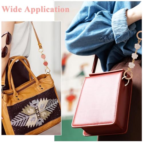 PALAY® 12PCS Bag Extender Chain Golden Chain for Bag 5.7-6.7 Inches Cute Charm Strap Quick Connection Fashion for Purse Handbag Sling Bag