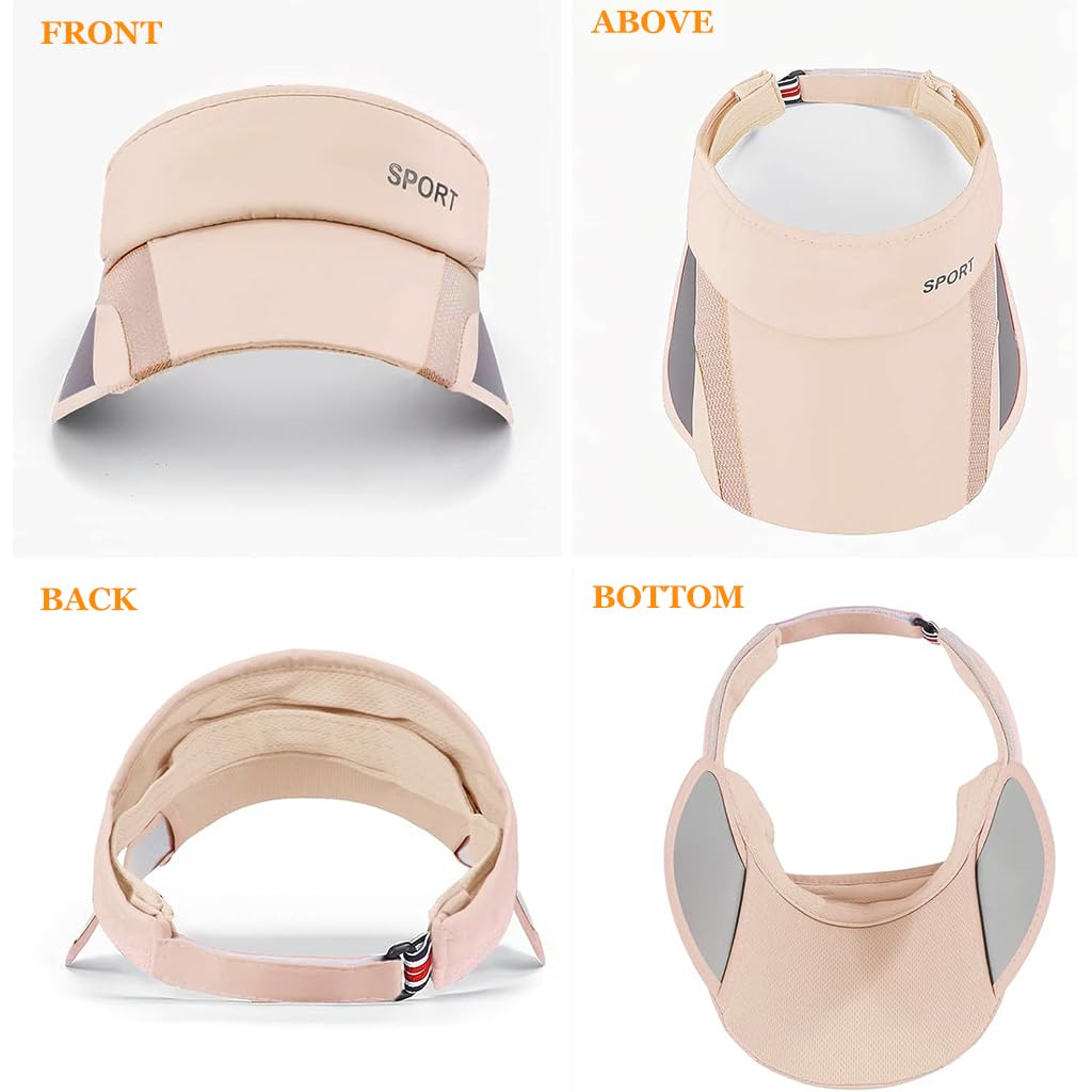PALAY Sun Golf Visor Hats for Women with Retractable Brim and Breathable Fabric | Adjustable Fit