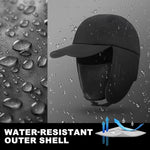 PALAY® Winter Cap for Men Outdoor Riding Cap with Earflap & Removable