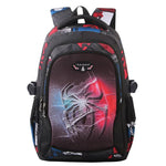 PALAY® Kids School Backpack for Schoolboys Cartoon Backpack Multi-Compartment Zipper Waterproof Camping Lightweight Outdoor Activity for Primary School Boys,L