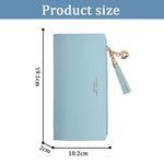 PALAY Wallet for Women featuring 12 Card Slots and Smooth Zipper | Slim Leather Travel Clutch