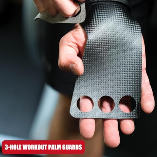 Proberos® Guantes de Entrenamiento con Muñequeras - Crossfit Gym para Hombres y Mujeres, Protección Antideslizante la Muñeca, Ejercicios, Entrenamiento Cruzado de Gimnasia y Levantamiento de Pesas ( L )