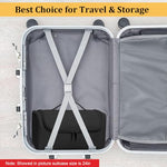 MAYCREATE® Estuche de Viaje para Dyson, Bolsa de Almacenamiento de Air Wrap, Impermeable de PU Mejorada, Organizador de Shark Flexstyle, Funda de Almacenamiento Portátil con Gancho para Colgar (Negro)