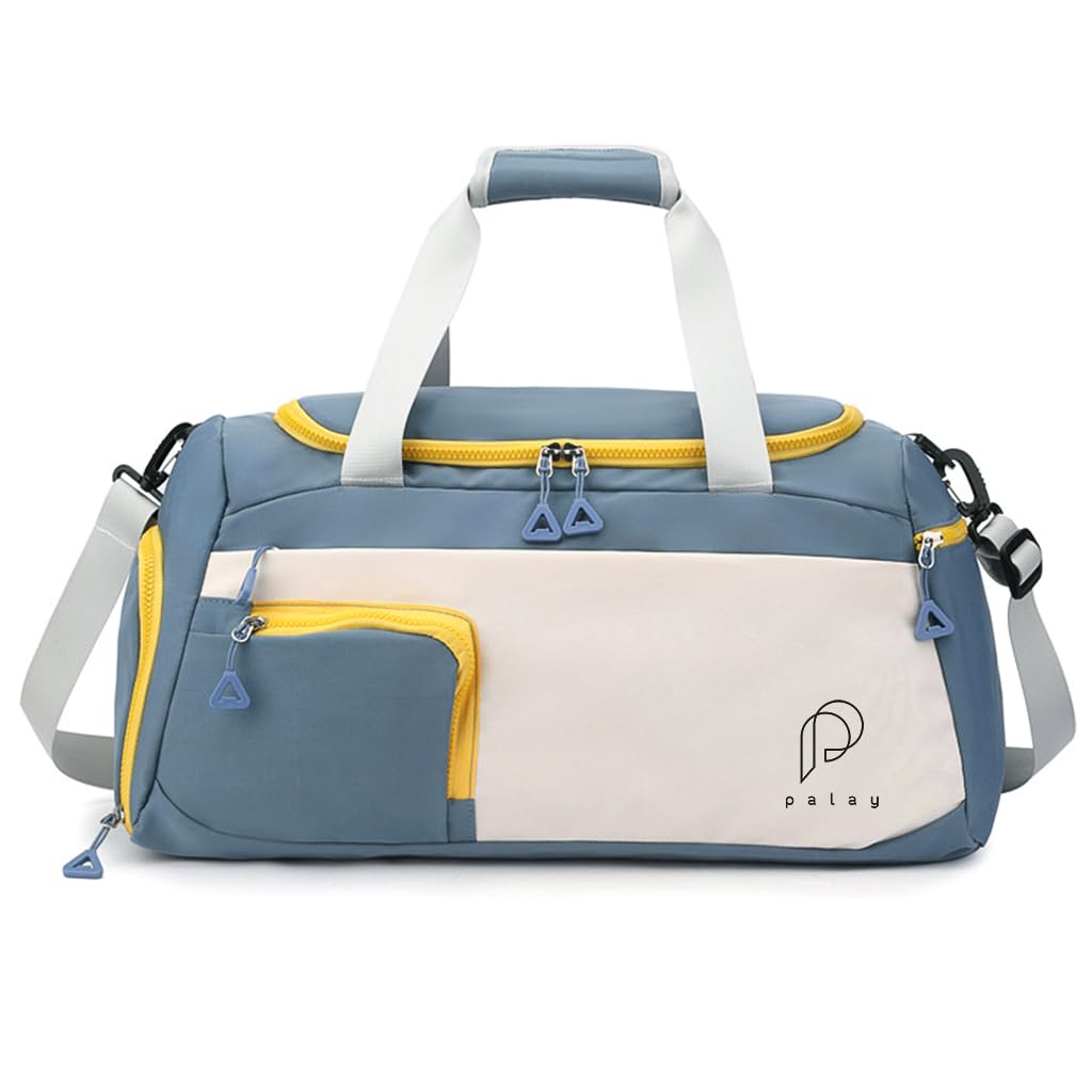 PALAY Gym Bag for Travel and Sports with 50×27×23 cm Capacity & Wet Pocket | Shoe Compartment