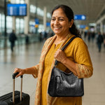 PALAY® Fashion Shoulder Bag for Women PU Leather Multi-Layer Compartment Sling Tote Crossbody Pouch Casual Travel Daily Commuting 3 PCS