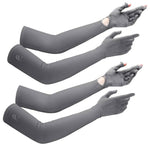 PALAY Hand Gloves for Sun Protection with Non Slip Palm and Touch Screen Design | 22.2 in Cooling Nylon Sleeves