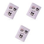 PALAY Girls Wallet featuring Kawaii Sanrio Kuromi Cartoon Design in Purple 3PCS Set | Cute Gift