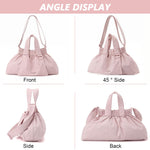 PALAY Crossbody Bag for Women featuring Extra Open Pocket in Pink Waterproof Nylon | Ideal for Travel and Outdoor