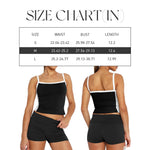 PALAY Women Tank Top for Casual and Evening Wear featuring Close-Fitting Black Design