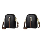 PALAY Sling Bag for Women with Double Layer 15 x 7 x 18 cm and Detachable Strap | PU Crossbody