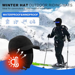 PALAY® Winter Cap for Men Outdoor Riding Cap with Earflap & Removable