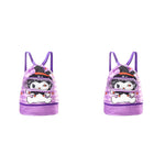 PALAY Swimming Drawstring Bag for Girls with Shoe Compartment and Clear Goggle Pouch 26x13x40cm | Waterproof Quick Dry Polyester