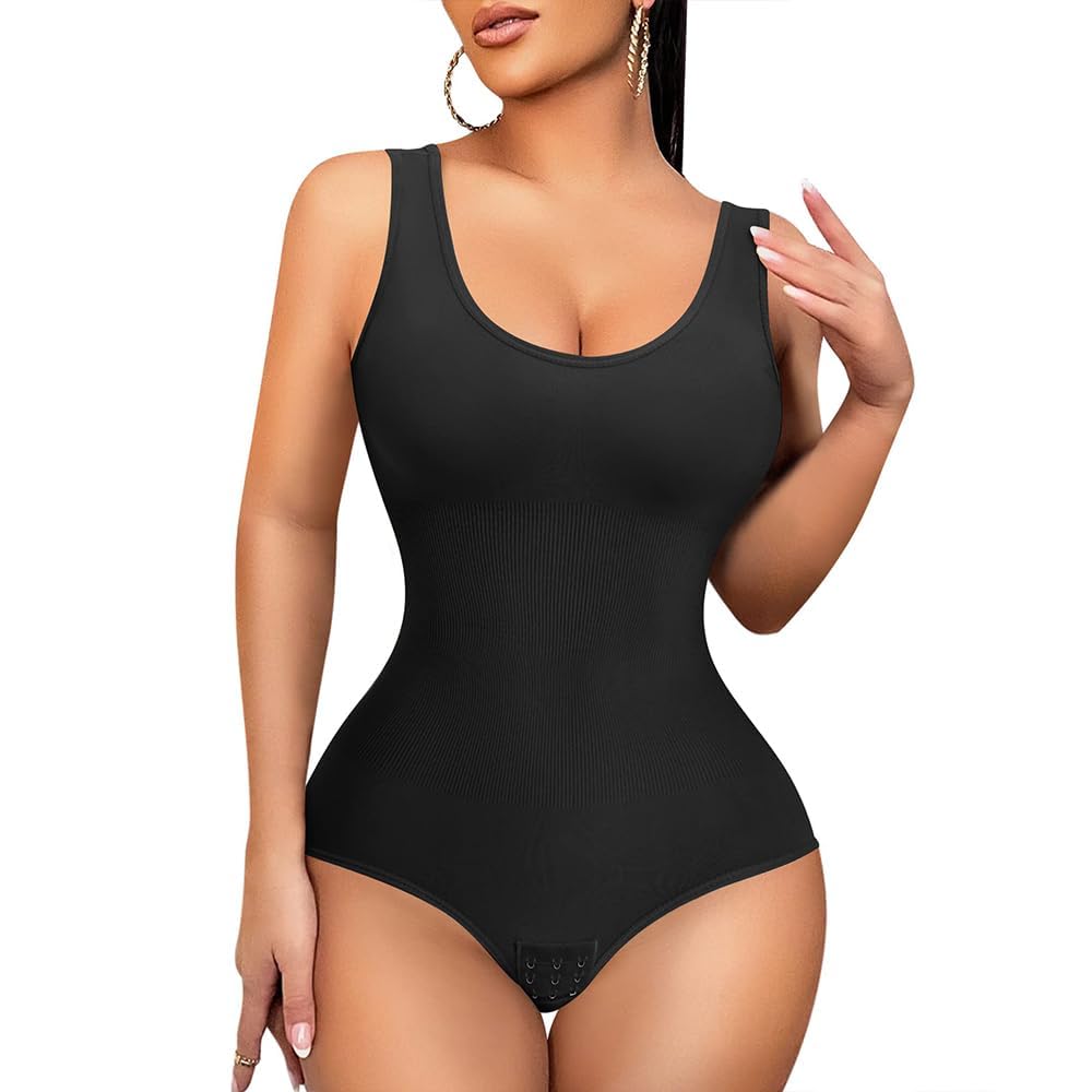 PALAY Body Shaper for Women featuring Adjustable Crotch Buckle and Smooth Nylon Fabric | Beige