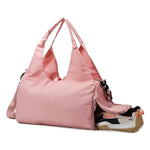 PALAY Women Satchel Handbag for Travel and Gym with Shoes Compartment and Waterproof Oxford Fabric 41x21x25cm