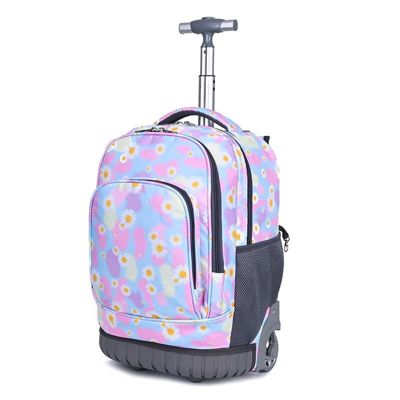PALAY® School Bag for Girls Stylish 18 inches School Bags with Wheels School Backpack for Kids Boys Trolley for School Ba