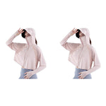 PALAY Women UV Protection Clothing 2 PCS with UPF50 Fabric and Wide Brim Cap | One Size Fits Most