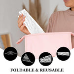 PALAY Women Rain Bonnet Set for Travel with Easy Tie-up Wide Brim and PE Waterproof Cover | 6pcs