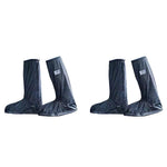 PALAY Waterproof Shoe Cover for Outdoor Activities with Anti-Skid Sole and Zip-Up Design | PVC Calf-Length Pair UK 6.5-8