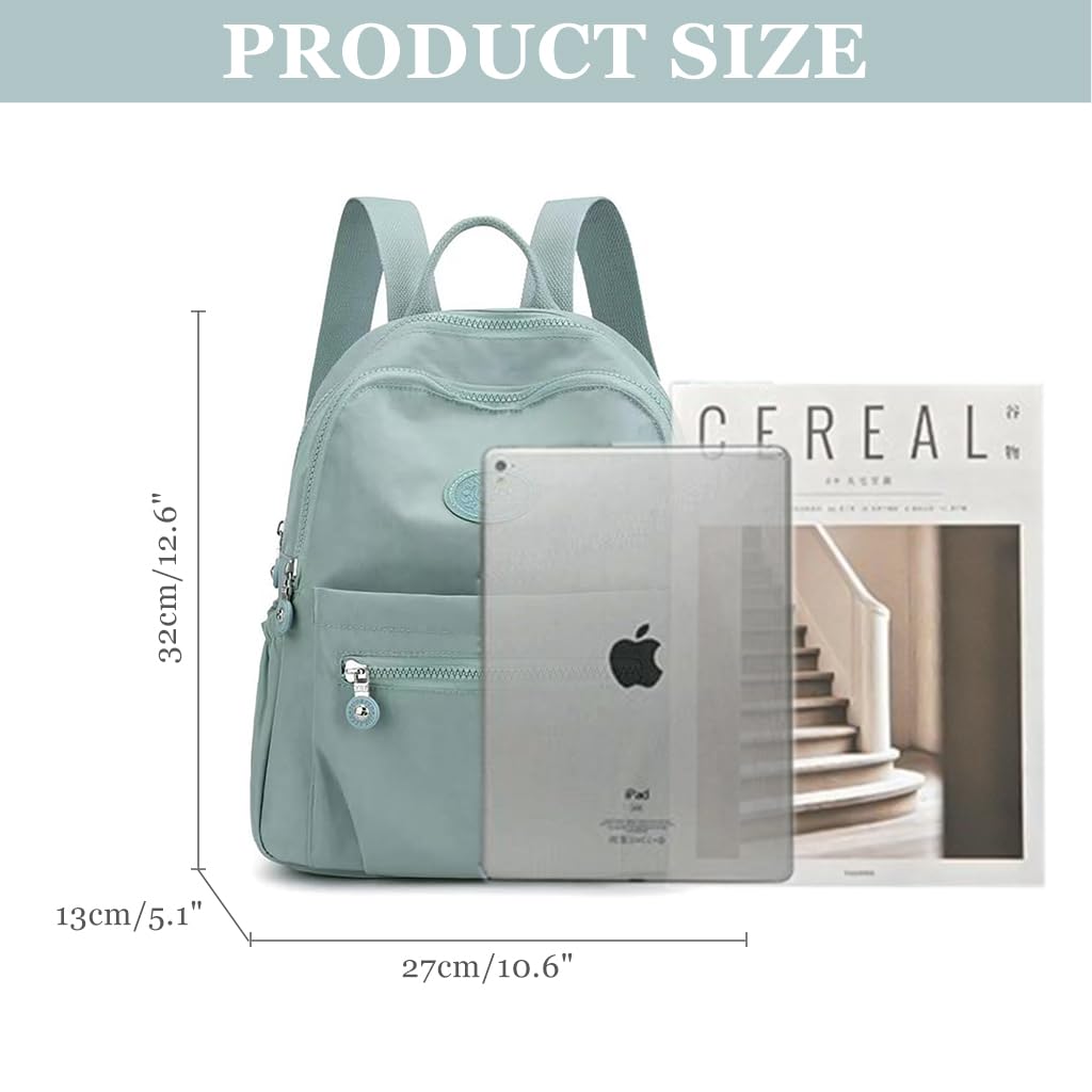 PALAY Womens Backpack for Travel and School with Antitheft Design and Trolley Sleeve | Waterproof Nylon 2 PCS Set