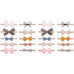 PALAY Bow Hair Bands for Baby Girls and Boys featuring Soft Stretchy Nylon | 20PCS Set