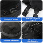 PALAY® Winter Cap for Men Outdoor Riding Cap with Earflap & Removable