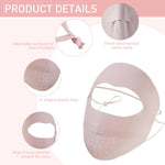 PALAY Face Mask for Sun Protection with UPF 50+ Ice Silk Material for Women | 3PCS