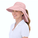 PALAY Sun Hat for Women with Wide Brim and Neck Flap featuring UPF 50+ Protection | Grey