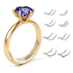 PALAY Invisible Ring Size Adjuster for Loose Rings with 8 Sizes and Soft Silicone Fit | Unisex