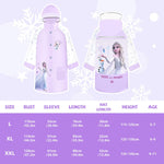 PALAY Rain Coat for Kids with Wide Brim Hood and Backpack Cover | EVA Waterproof Poncho