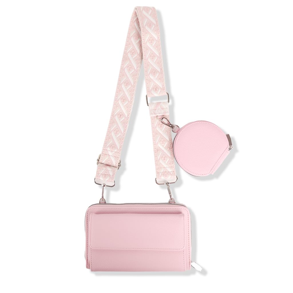 PALAY Crossbody Bag for Everyday Use with Adjustable Nylon Strap and PU Leather Pouch | Compact Multi Compartment Design for Women