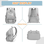 PALAY School Backpack with Multi Compartment Organization and Waterproof Polyester for Girls