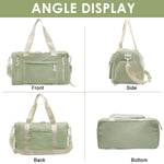 PALAY Travel Duffle Bag for Women with Shoe Compartment and Multi Pockets | Corduroy Tote