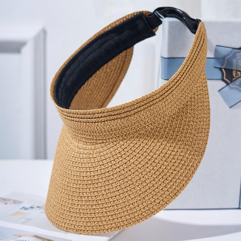 PALAY Womens Sun Visor Hat for Summer with Adjustable Strap and UPF 50 Protection | 3 PCS