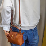 PALAY Shoulder Strap for Crossbody and Satchel Bags with 47 in Adjustable Length | Brown PU Leather Strap featuring eQuick Release Kit