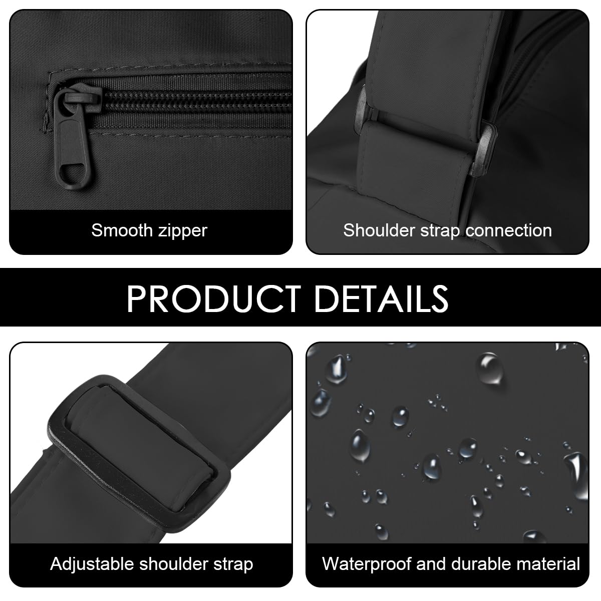 PALAY Gym Bag for Workout and Travel with Zippered Shoe Compartment and Polyester Fabric