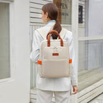 PALAY® Laptop Backpack for Women Fashion Casual Backpack 15.6 inches Laptop Backpack with Handle Double Layer Waterproof Oxford Cloth Travel Backpack Office Laptop Bag, 30x12x41cm