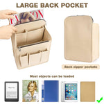 PALAY Bag Organizer Insert for Backpacks with Multi-Divider Design 24x12x30cm Felt Liner