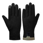 GUSTAVE® Winter Women Gloves, Wool Fleece Liner Touchscreen Gloves, Thermal Warm Winter Gloves, Outdoor Sports Gloves Thermo