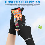 PALAY Women Riding Gloves for Summer with Open Fingertip Design and UPF 50 UV Protection | Ice Silk Mesh Breathable Black Gloves 23cm