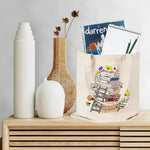 PALAY Tote Bag for Work and Travel with 15x16.5 in Capacity and Zipper Inner Pocket | Canvas Design