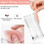 PALAY Nipple Covers for Evening Gown and Party Dress featuring 2 Pairs 6.5cm Silicone Pads | Reusable Invisible Adhesive Design